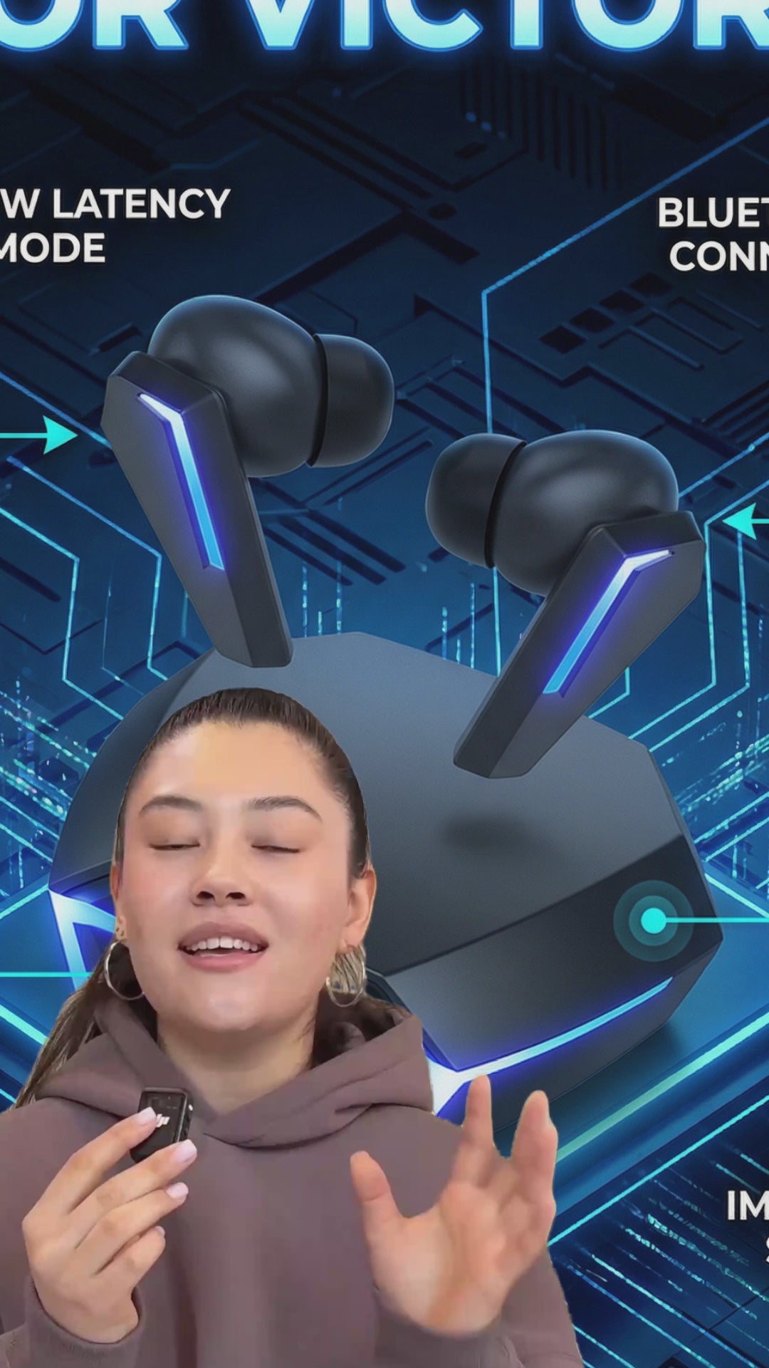 M10 Gaming Bluetooth Headset with RGB Breathing Light